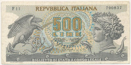 Olaszország 1966. 500L T:III Italy 1966. 500 Lire C:F Krause P#93 - Zonder Classificatie