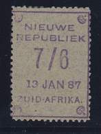 New Republic, SG 41, MHR, Dated 13 JAN 87 - Nueva República (1886-1887)