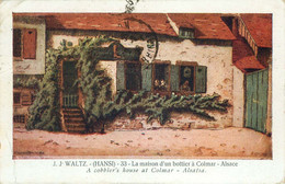 Illustrateur  J.J WALTZ HANSI   La Maison D'un Bottier A COLMAR  Alsace - Hansi