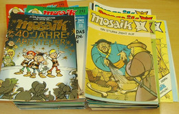 Mosaik Abrafaxe 1/1976 Bis 12/1999 Komplett (288 Hefte) - Digedags