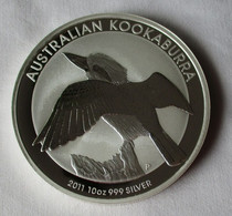 10 Dollar Silber Münze Australien Kookaburra 2011 10 Unzen Silber Stgl. (134259) - Otros & Sin Clasificación