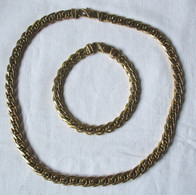 Hübsches Armband Und Halskette Aus 333er Gold (114364) - Armbänder