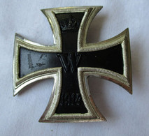Seltenes Gewölbtes Eisernes Kreuz 1.Klasse 1914 Nicht Magnetisch 1.WK (116486) - Allemagne