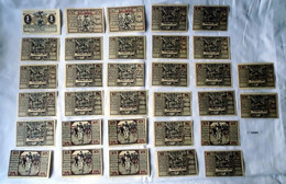 32 Banknoten Notgeld Stadt Belgard In Pommern O.D. Ohne Kontrollnummer (120261) - Sin Clasificación