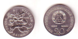 DDR Gedenk Münze 20 Mark Gebrüder Grimm 1986 Stgl. - Otros & Sin Clasificación