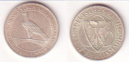 5 Mark Silber Münze Weimarer Republik Rheinstrom 1930 F (MU0419) - 2, 3 & 5 Mark Zilver