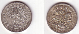 3 Mark Silber Münze Preussen Mansfelder Bergbau 1915 (BN9398) - 2, 3 & 5 Mark Silber