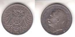 2 Mark Silbermünze Baden Großherzog Friedrich II 1913 Jäger 32  (112042) - 2, 3 & 5 Mark Silver