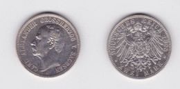 2 Mark Silber Münze Carl Alexander Sachsen Weimar Eisenach 1898 F.vz (135541) - 2, 3 & 5 Mark Silver