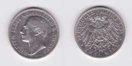 2 Mark Silber Münze Wilhelm Ernst Sachsen Weimar Eisenach 1901 F.vz (135381) - 2, 3 & 5 Mark Silver