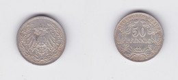 50 Pfennig Silber Münze Deutsches Reich 1898 A (135368) - 50 Pfennig