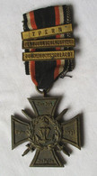 Ehrenkreuz Des Marine-Korps 1914-1918, Flandernkreuz + Gefechtsspangen (118708) - Germania