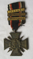 Ehrenkreuz Des Marine-Korps 1914-1918, Flandernkreuz + Gefechtsspangen (118708) - Deutsches Reich