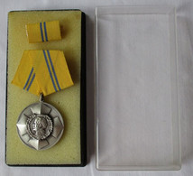 DDR Blücher-Medaille Für Tapferkeit 900er Silber 1968 Bartel 225 A (122659) - GDR