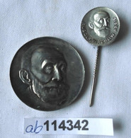 Seltene DDR Medaille Rudolf Virchow Preis Plus Miniatur (114342) - DDR