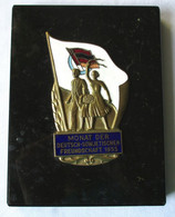 Plakette Deutsch-Sowjetische Freundschaft Monat Der DSF 1955 (124865) - GDR
