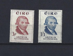 Irlande : 142/  143 **   Brasserie Guinness - Unused Stamps