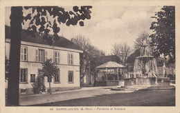 (175)  CPA  Sarre Union  Fontaine Et Kiosque   (Bon état) - Sarre-Union