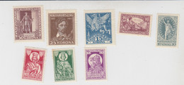 HUNGARY TIMBRES NEUFS * TRACE CHARNIERE  /  8  /  2 - Colecciones (sin álbumes)