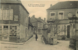 YONNE  SAINT SAUVEUR  Rue Des Gros Bonnets - Saint Sauveur En Puisaye