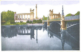 Hungary:Budapest, Monument And Bridge, Pre 1940 - Monuments