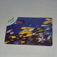 New Caledonia-(NC-OPC-LIB-0046_0912)-fishes-(1)-(26-19-22-42-31-74-26)-(31/12/2009)-(prepiad)-used Card - Nouvelle-Calédonie