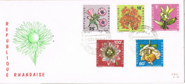 39929. Carta F.D.C. KIGALI (Rwanda) 1988. Flowers, Flores De La Region - 1980-1989