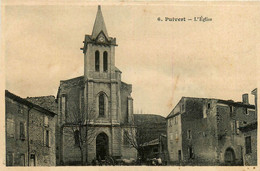 Puivert * La Place De L'église * Attelage Boeufs - Other & Unclassified