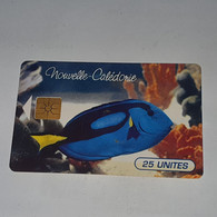 New Caledonia-(NC-OPC-036A)-paracanthurus Hepatus-(8)-(tirage-100.000)-(11/1995)-(chip)-used Card+1card Prepiad Free - Nouvelle-Calédonie