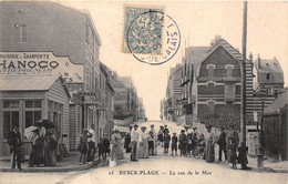 62-BERCK-PLAGE-RUE DE LA MER - Berck