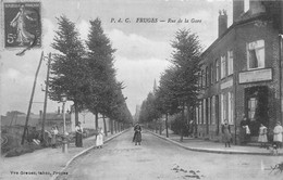 62-FRUGES- RUE DE LA GARE - Fruges