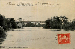 St Marcel * Le Pont Suspendu Sur L'aude - Autres & Non Classés