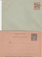 ALEXANDRIE ET PORT SAID   ENTIERS POSTAUX NEUFS - Cartas & Documentos