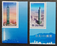 Taiwan Taipei 101 Tower 2006 Building Tourism Landscape (stamp Margin) MNH - Covers & Documents