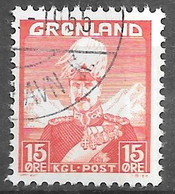 AFA#5   1938, Greenland    Used - Oblitérés