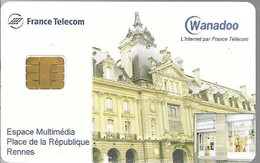 CARTE-PUCE-WEB-CFT1-FRANCE TELECOM-ESPACE RENNES-TBE-RARE - Autres & Non Classés