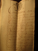 Manuscript 1792 - Verkoop Hofstede Te Kuurne, Palende Aan Kalsijde Van Kortrijk Naar Kuurne - Familie Verhelst-Gellinck - Kuurne