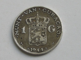 CURACAO 1 Gulden 1944 - Munt Van  Curacao - Wilhelmina Koningin Der Nederlanden  **** EN ACHAT IMMEDIAT **** - Curacao