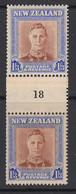 New Zealand, CP MC2r, MLH Counter Coil Number Pair (pencil ID) - Ungebraucht