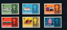 Hong Kong 1968 Sea Craft/Ships Stamps 6v MNH - Ungebraucht