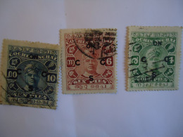 COCHIN  INDIA  USED   STAMPS   KING  OVERPRINT - Cochin