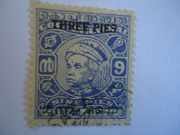 COCHIN  INDIA  USED   STAMPS   KING  OVERPRINT - Cochin