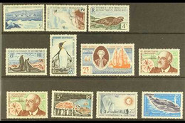 T.A.A.F 1956-66 MINT / NHM ASSEMBLY Presented On A Stock Card. Includes 1959-63 Fauna Range To A Nhm 85f, 1959 Tremarec  - Other & Unclassified