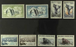 TAAF 1956 Year Set, Maury 2/7 & Airs 2/3, Very Fine Mint (8 Stamps) For More Images, Please Visit Http://www.sandafayre. - Other & Unclassified