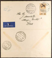 CORPO POLACCO 1946 (11 Feb) Flown Cover From Barletta Camp To Rome (opened Up For Display) Bearing AIR 25L+100L Orange I - Unclassified