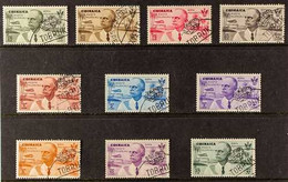 CYRENAICA 1934 AIR Rome-Mogadiscio Flight Complete Set, Sass. S. 30, SG 126/35, Very Fine Used. (10 Stamps) For More Ima - Other & Unclassified