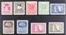 EGEO (DODECANESE ISLANDS) 1929 Complete Pictorial set Inscribed"RODI", Perf 11, Sassone S. 2, Very Fine Mint. (9 Stamps) - Other & Unclassified