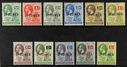 1916-22 Complete Set With "SPECIMEN" Overprints, SG 49s/59s, Fine Mint. (11 Stamps) For More Images, Please Visit Http:/ - Montserrat