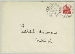 Schweiz / Helvetia 1943, Brief Mumpf - Entlebuch, Kurort - Solbad - Bäderwesen