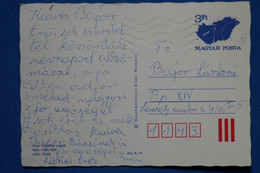 O15 HONGRIE MAGYAR BELLE CARTE 1980 VOYAGEE +AFFRANCH PLAISANT ET ORIGINAL - Covers & Documents